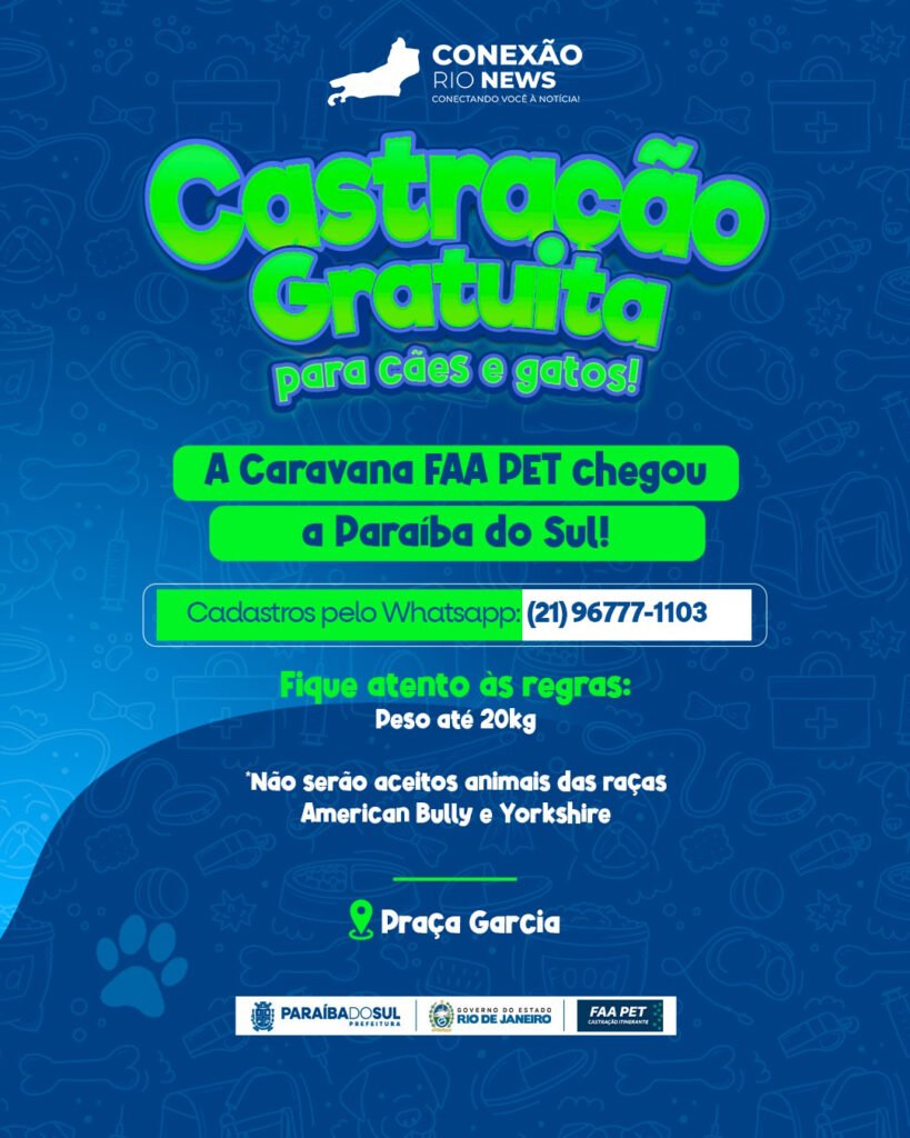 78809d3e-befa-435b-ac0f-bd1c9eb3812b-819x1024 Compromisso com a Causa Animal: Gestão de Júlio Canelinha traz Castração Gratuita para Paraíba do Sul
